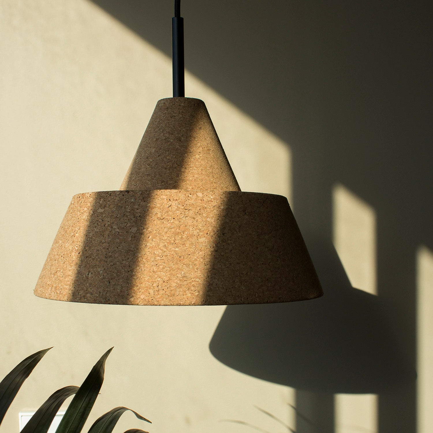 Retro Cork Candeeiro Suspenso 