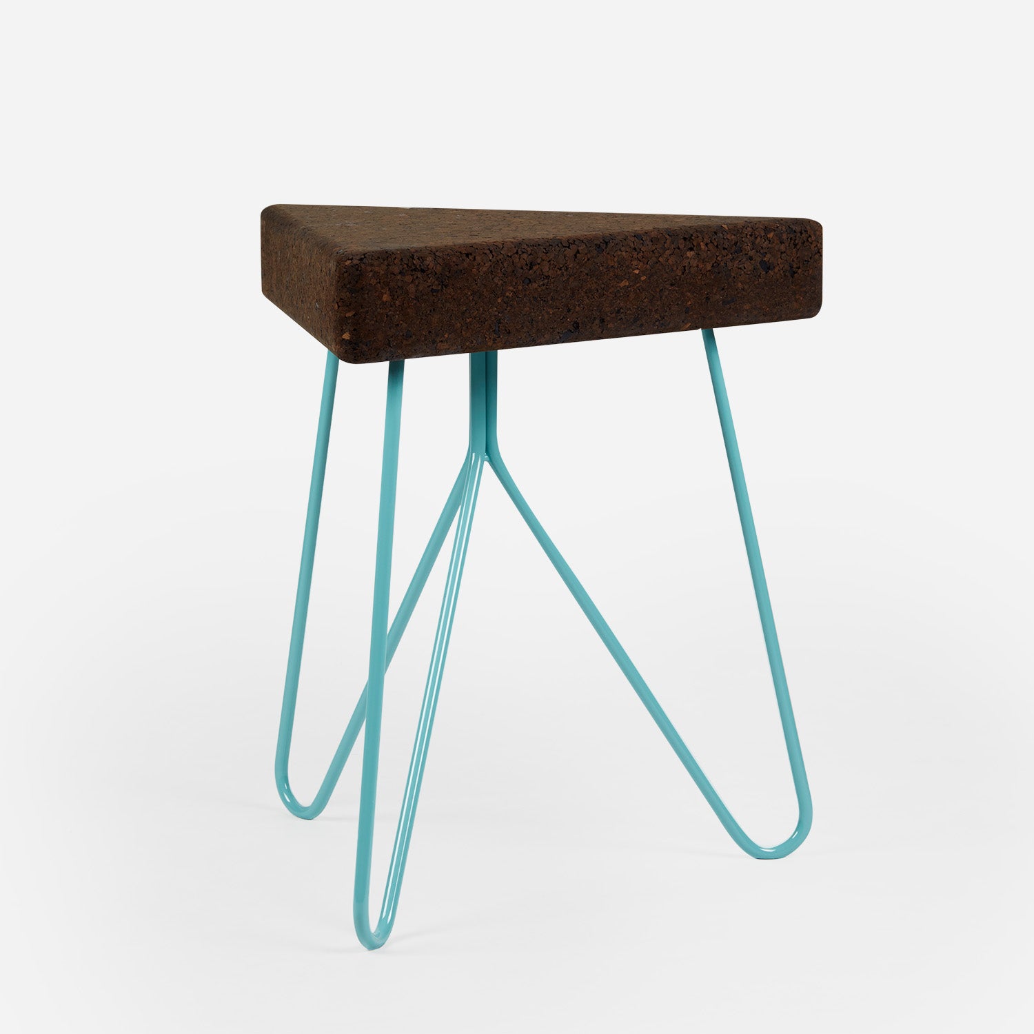 Tres stool/table - expanded cork