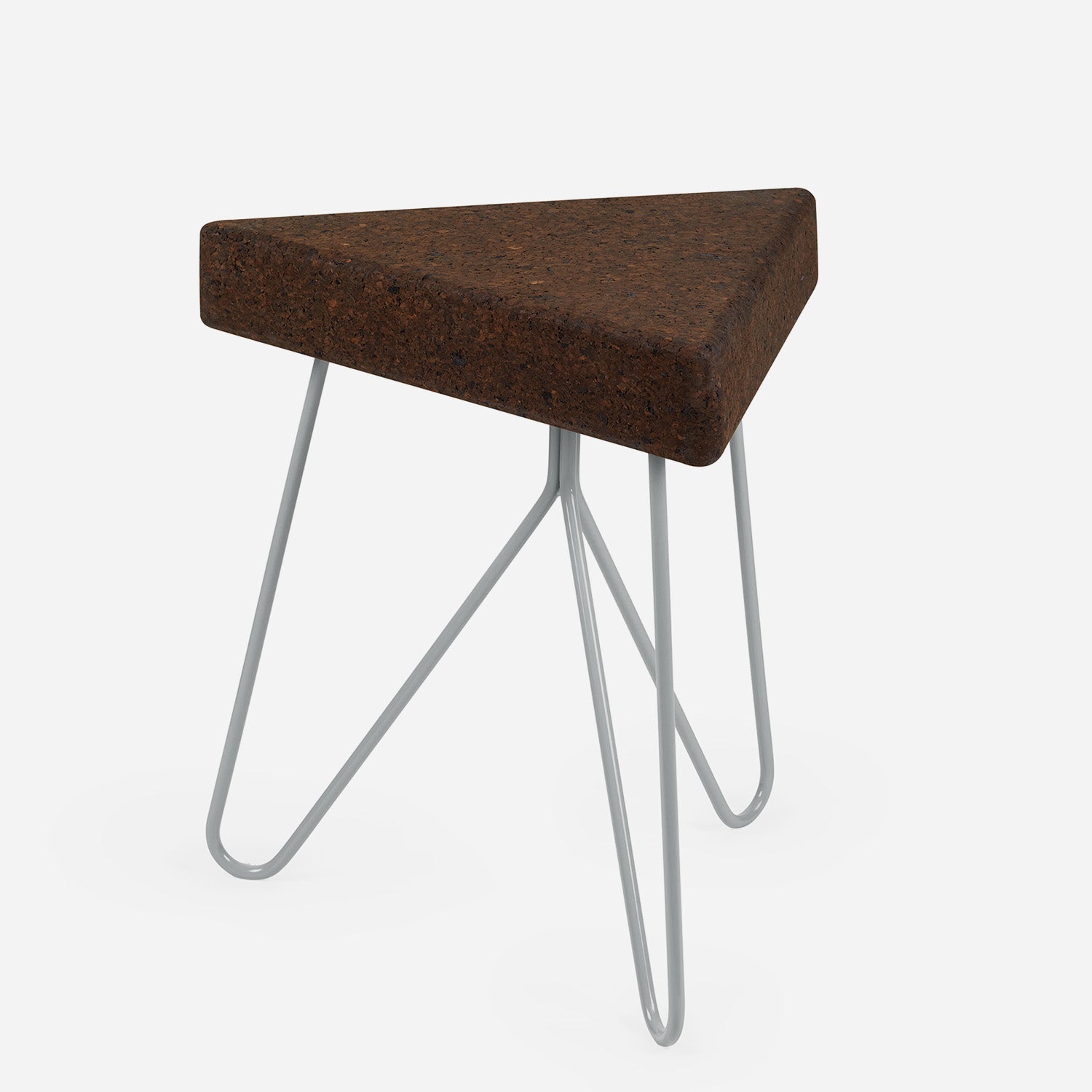 Tres stool/table - expanded cork