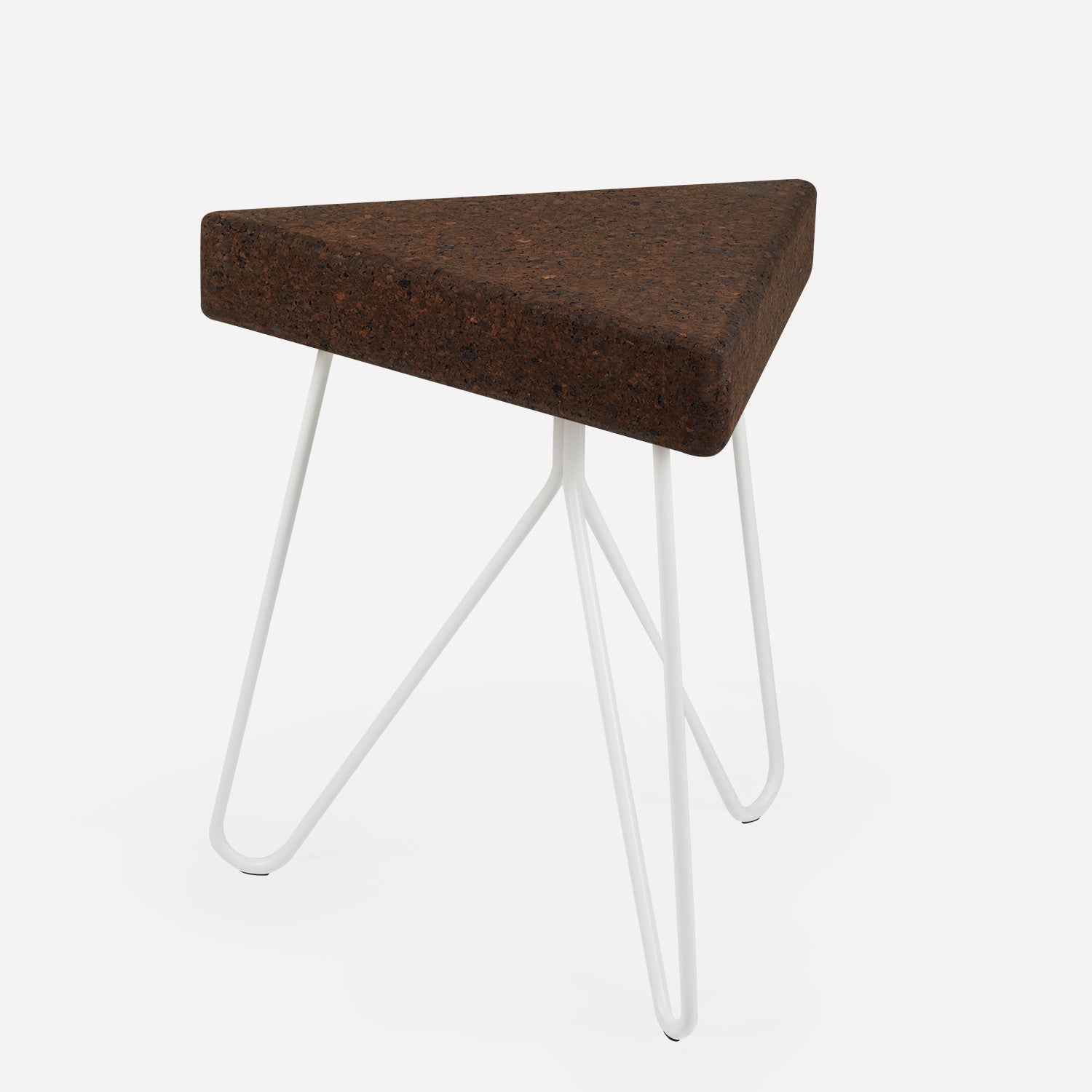 Tres stool/table - expanded cork