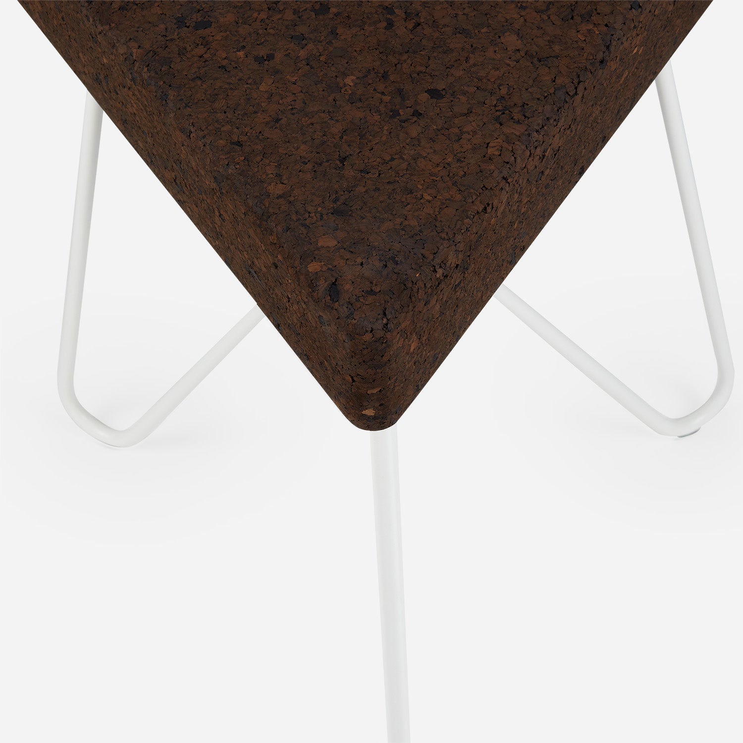 Tres stool/table - expanded cork